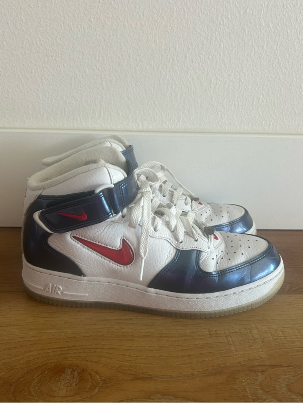 Nike Air Force 1 Mid QS 'Independence Day' Red, White & Blue Shoes